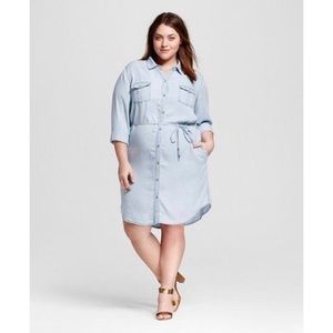 Ava & Viv Denim Shirtdress